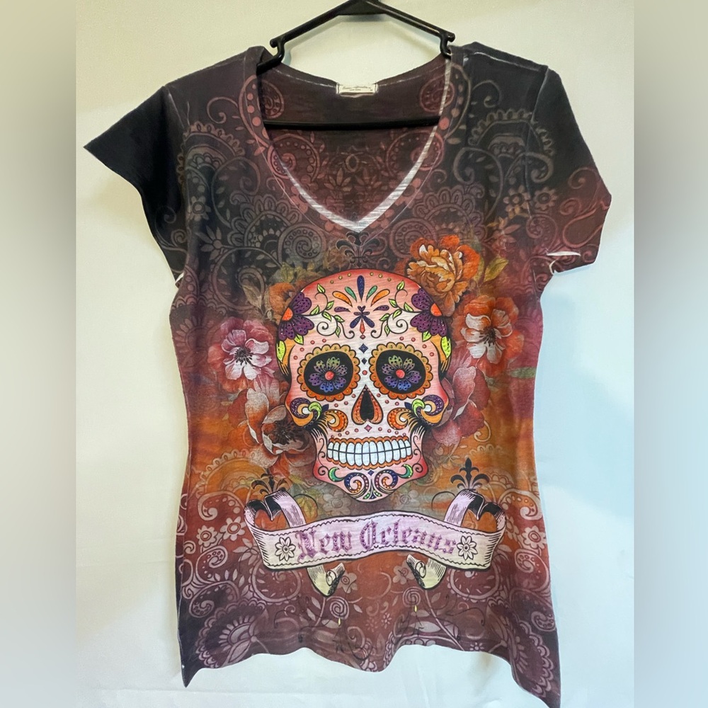 sweet gisele Sugar Skull New Orleans Shirt